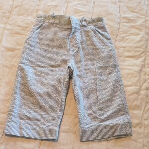 Florence Eiseman Light Blue Seersucker Pull-On Pants (12 Months)